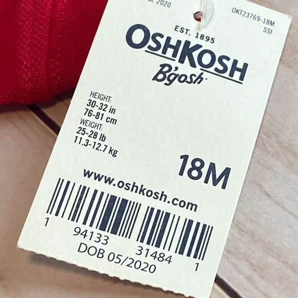 OSH KOSH B'GOSH Polo Bodysuit - NWT’s - Picture 5 of 8